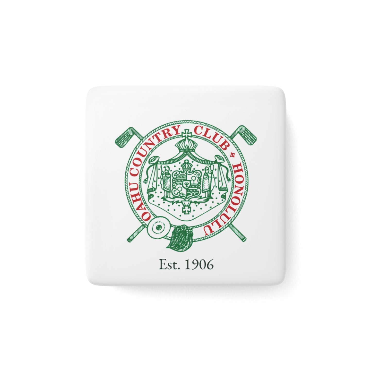 Porcelain Magnet, Square