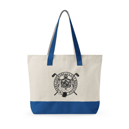 Zippered Canvas Tote