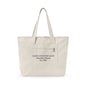 Zippered Canvas Tote