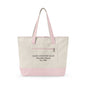 Zippered Canvas Tote