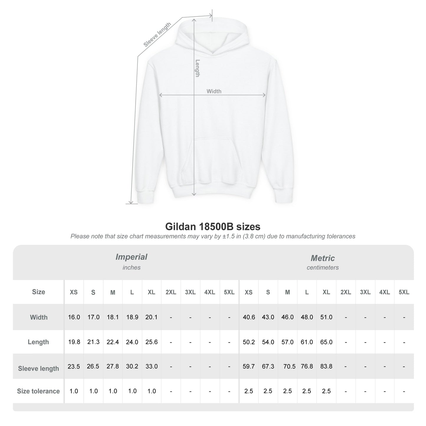 Youth Hooded (Multi Color)