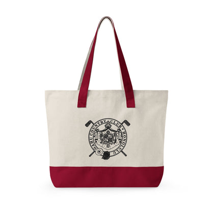 Zippered Canvas Tote