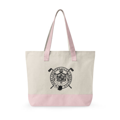 Zippered Canvas Tote