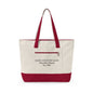 Zippered Canvas Tote