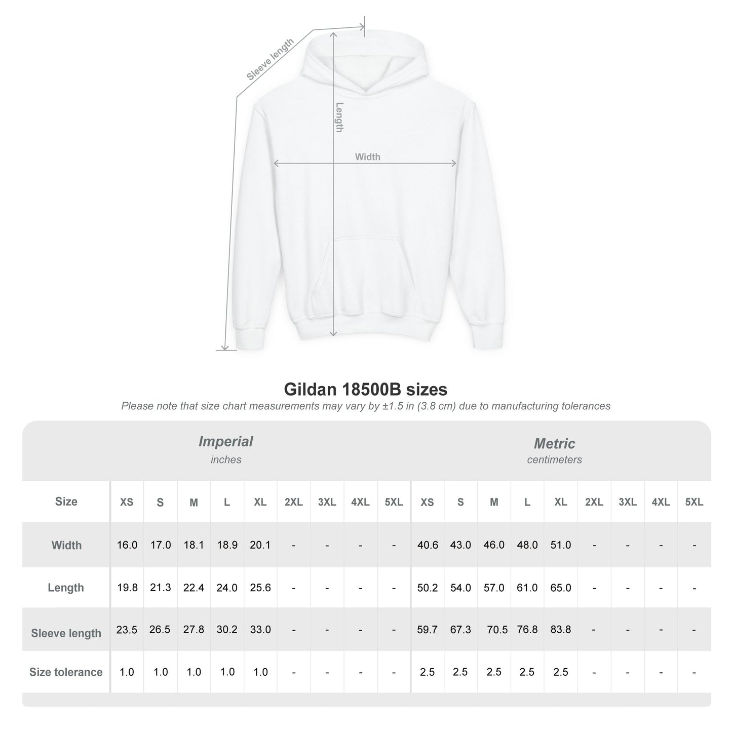 Youth Hooded (Multi Color)