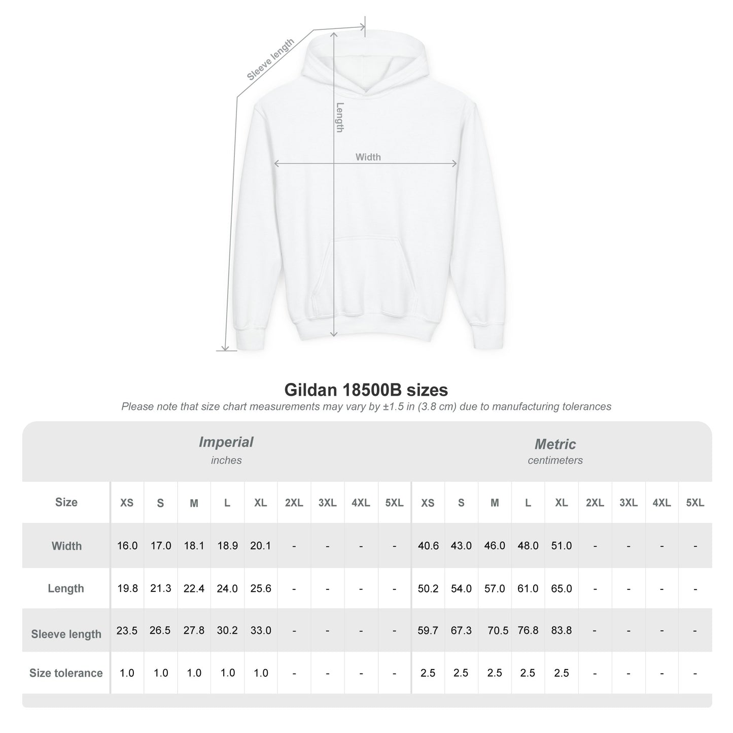 Youth Hooded (Multi Color)